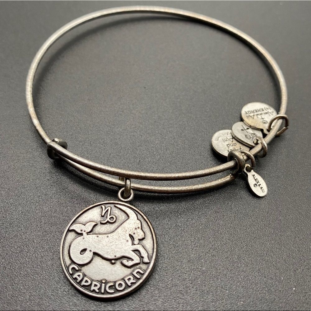 Alex & Ani Capricorn‎ Zodiac Charm bangle bracelet
